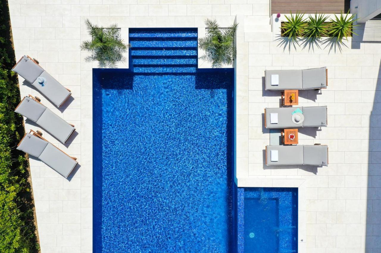 Villa Pino with Pool, Sauna&Jacuzzi Petrcane Esterno foto