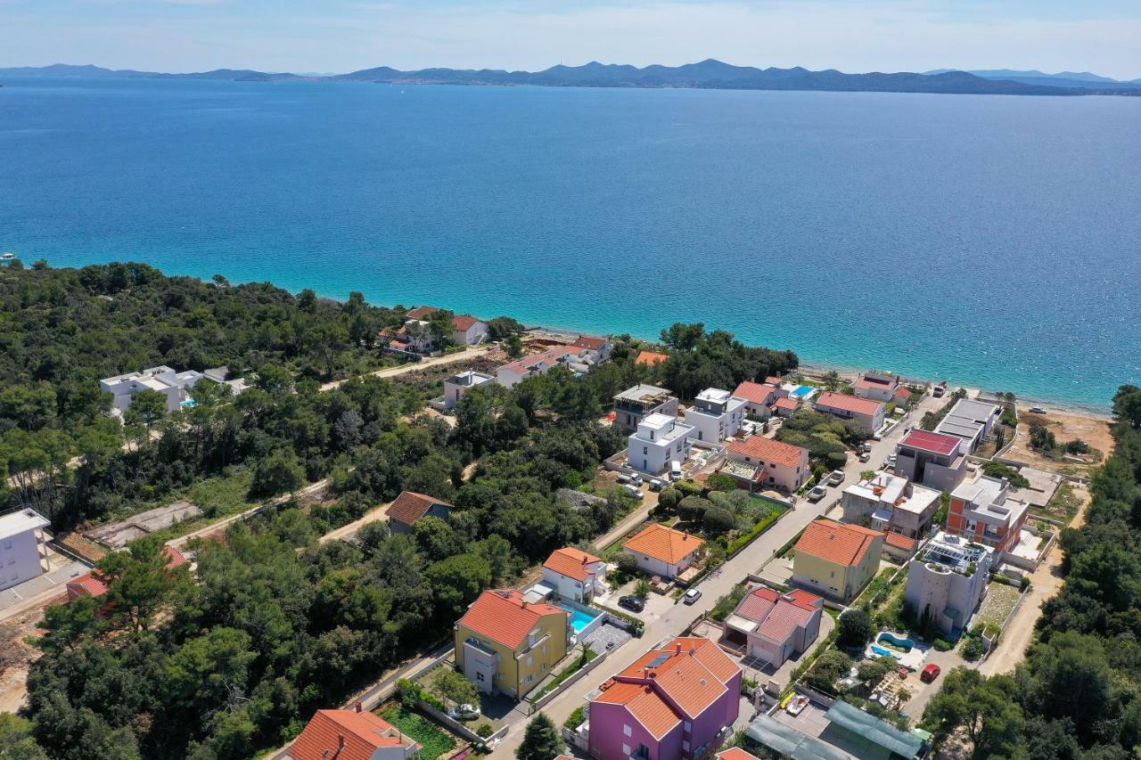 Villa Pino with Pool, Sauna&Jacuzzi Petrcane Esterno foto